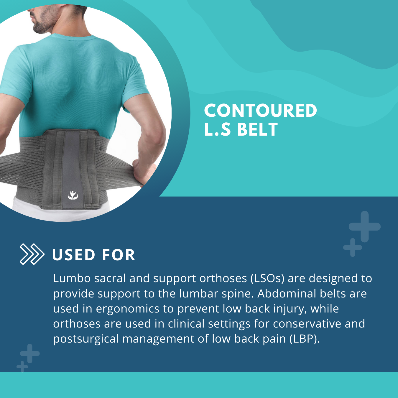 Contoured Lumbar Sacral Belt (Premium)